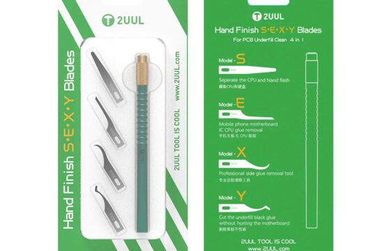 2UUL DA11 Hand Finish SEXY Blades Set for PCB Underfill Clean