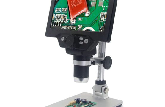 G1200 Digital Microscope 7 Inch Large Color Screen Large Base LCD Display 12MP 1-1200X