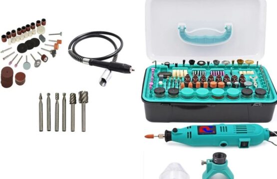 Digital Craft 388PC Die Grinder Kit,105Pc Rotary Tools,Die Grinder Shaft,6Pc HSS Rotary Burs 388PC Die Grinder Kit,105Pc Rotary Tools, Die Grinder Shaft, 6Pc HSS Rotary Burs Rotary Tool (3 mm)