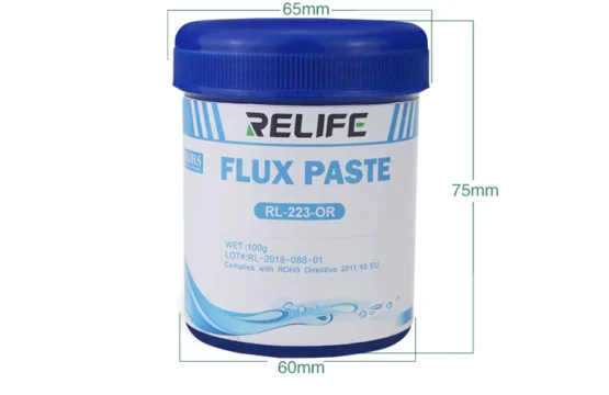 Relife Rl-223-Or 100g Pcb Bga Flux Solder Paste