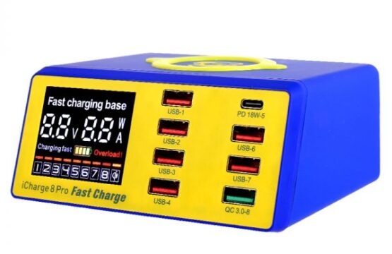 MECHANIC iCharge 8 Pro 8 USB Wireless Charger