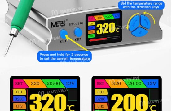 MaAnt HT-C210 Precision Intelligent Digital Display Soldering Station for PCB SMD BGA Repair