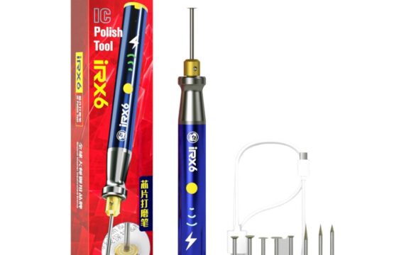 Mechanic IRX6 Mini Intelligent Charging Polishing Pen for IC Chip CPU Grinding and Glue Removal