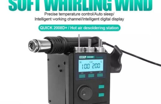Quick 2008D+ 750W Lead-free Intelligent Digital Display Hot Air Gun