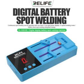 RELIFE RL - 936WE Digital Display Battery Spot Welder 6 Position Welding Band Fixing Clip for Mobile Phone Battery Maintenance