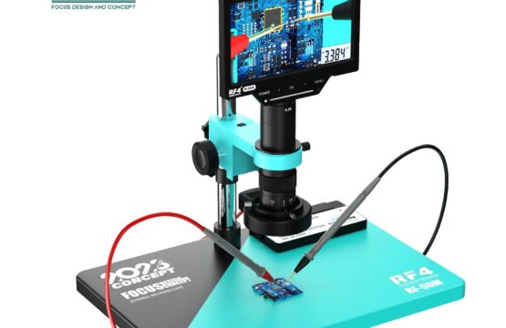 RF4 RF-50M Digital HD Microscope Built-in HD Camera LCD Display For Precision Instrument Repair Provides Multimeter Function