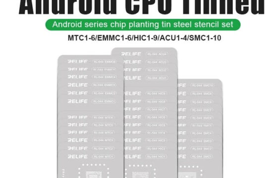 Relife RL-044 Android Series BGA Reballing Stencil Set for Qualcomm / MTK / EMMC