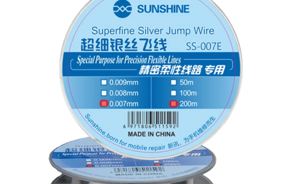 SUNSHINE SS-007E Flying Line Jump Wire 0.007mm For Mobile Phone CPU Fingerprint Touch Dedicated Repair Flying Line