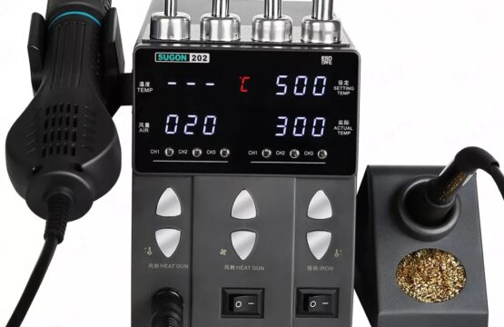 SUGON 202 760W 2 IN 1 Soldering Station Hot Air Gun Rework Station