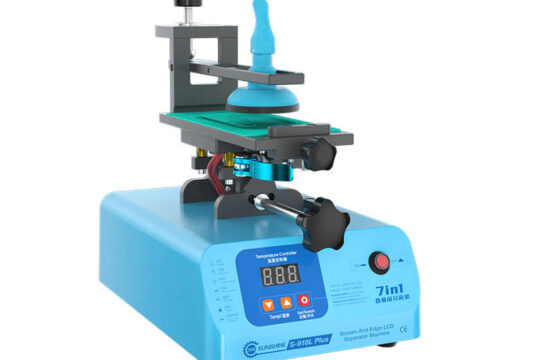 Sunshine S-918L Plus 7 IN 1 Curved Flat Screen Separator Glass LCD Separate Heating Separation Glue Clean Frame Removal Machine