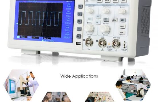 UNI-T UTD2102CEX Oscilloscope USB OTG Interface Oscillometer 2CH 100MHz 1GS/s Digital Storage Oscilloscopes 7 inches TFT LCD Display