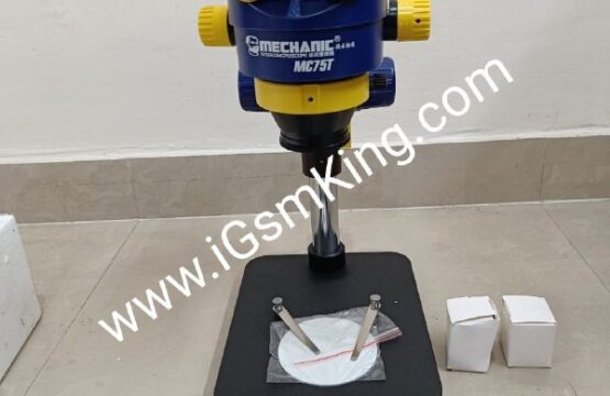 MECHANIC MC75T-B1 .7-4.5X Trinocular Stereo Microscope With LED Light & Lens 0.5x