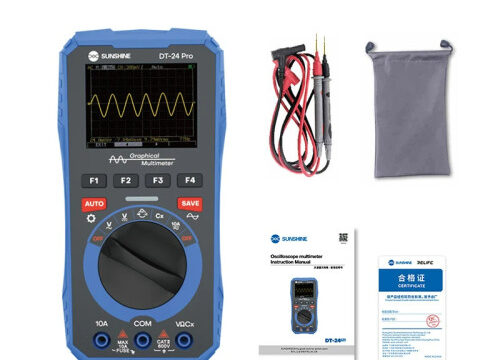 SUNSHINE DT-24 PRO Multi functional 2-in-1 Oscilloscope Multimeter With Digital Display Automatic Sleep AC Voltage Multimeter